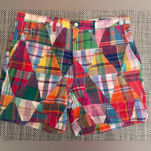 Ralph Lauren Multicolor Patchwork Shorts - Picture 1 of 5